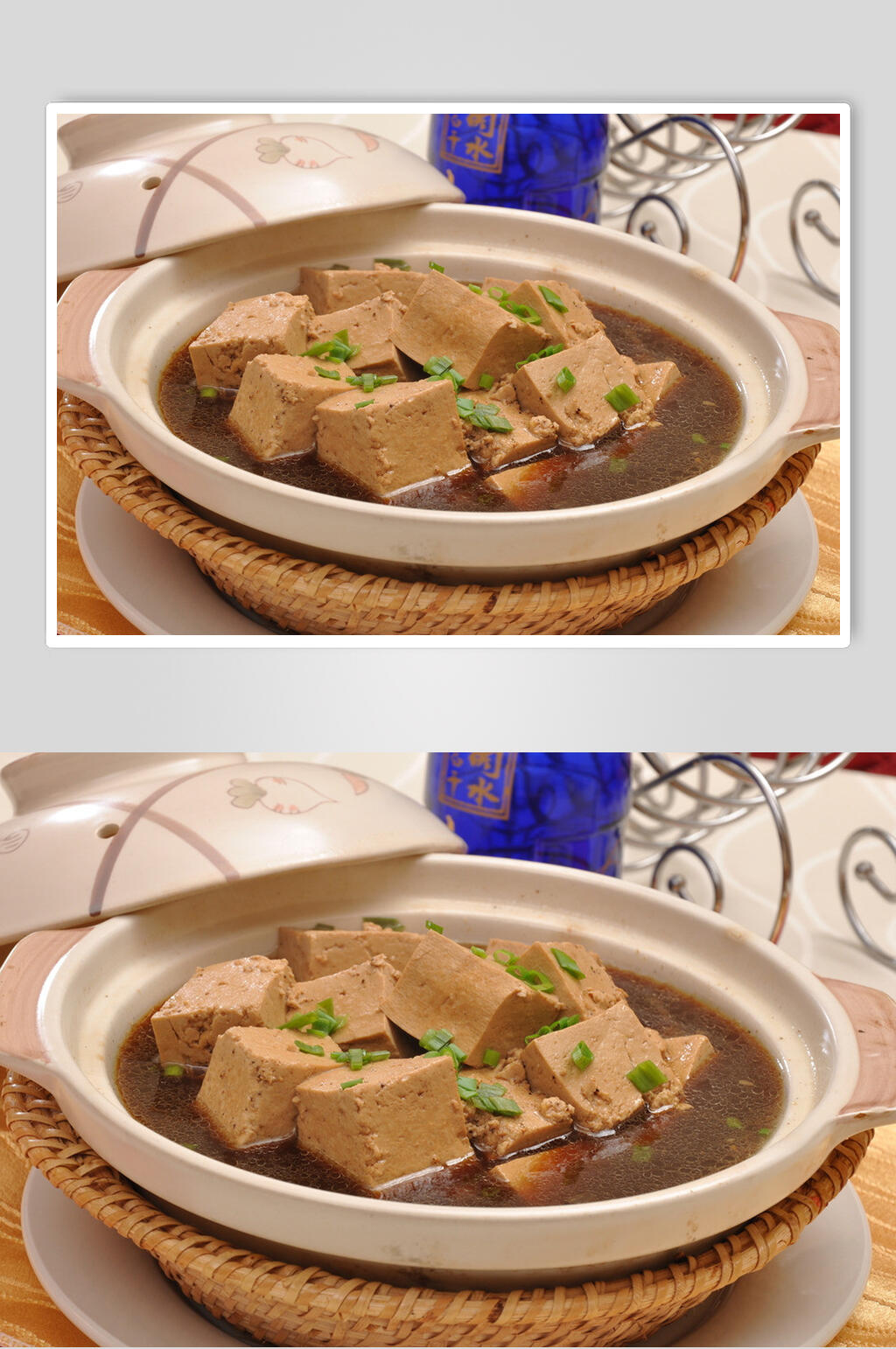 香浓美味黑豆腐食品图片素材