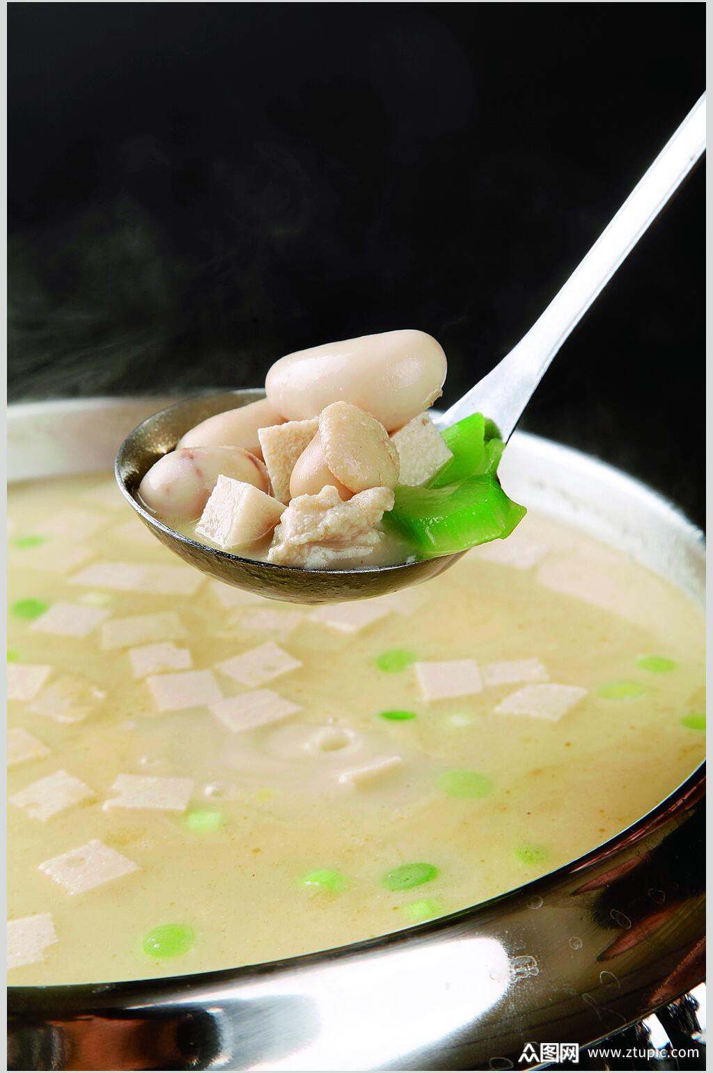 滋补鸡腰汤美食图片素材