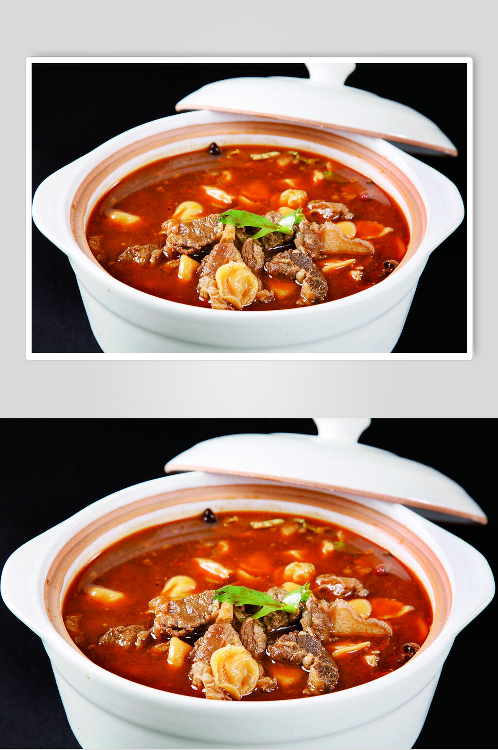 招牌珍珠饺煨鱼腩美食图片素材