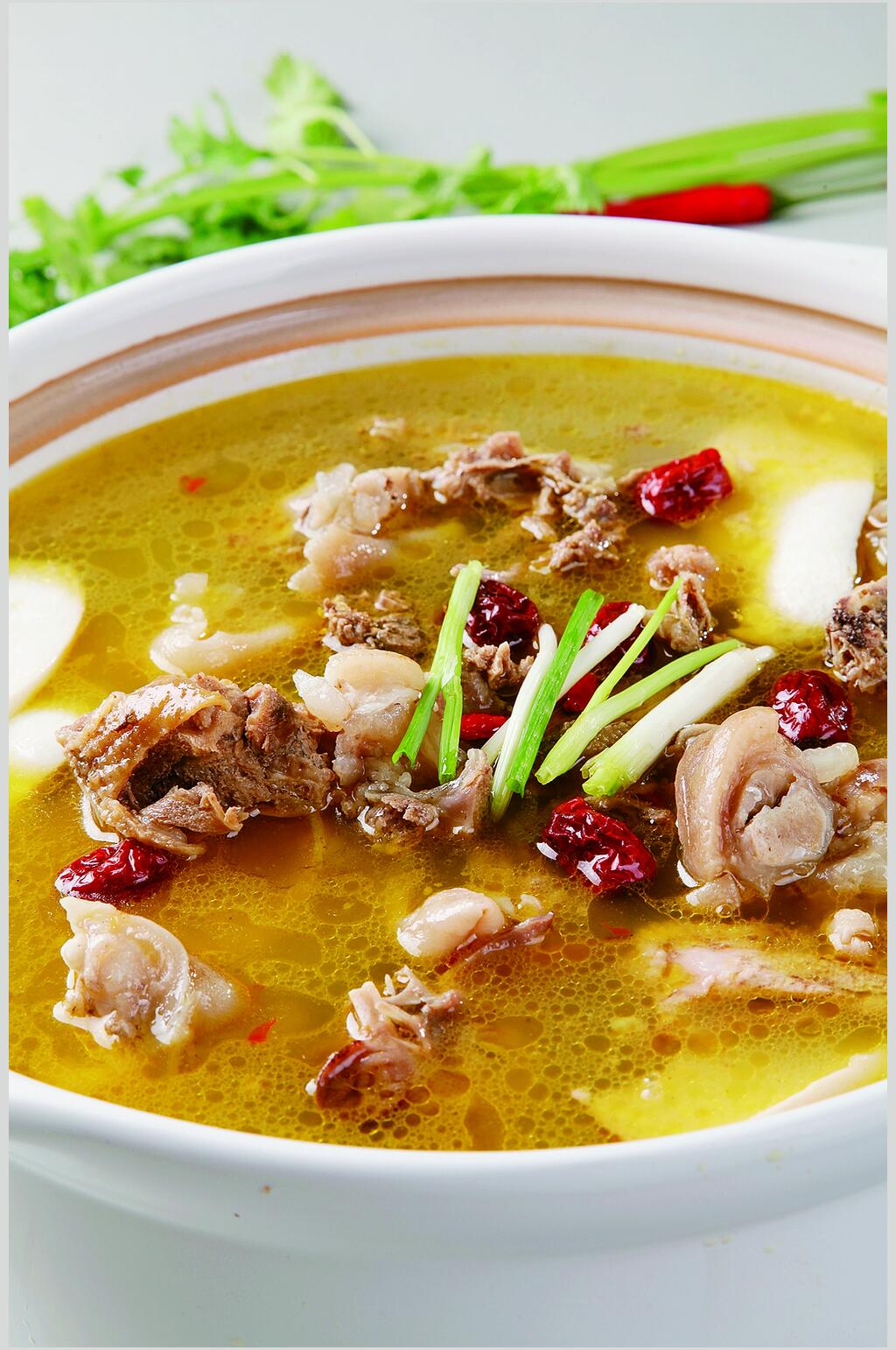 新鲜猪扒鸡食物图片素材