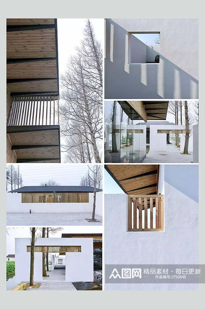 高清乡村小屋民宿图片素材