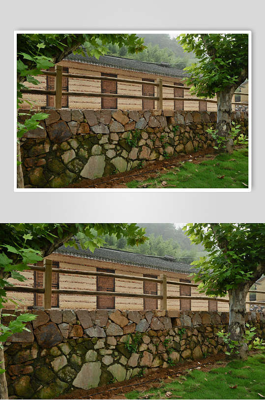 莫干山裸心谷度假村民宿围墙图片