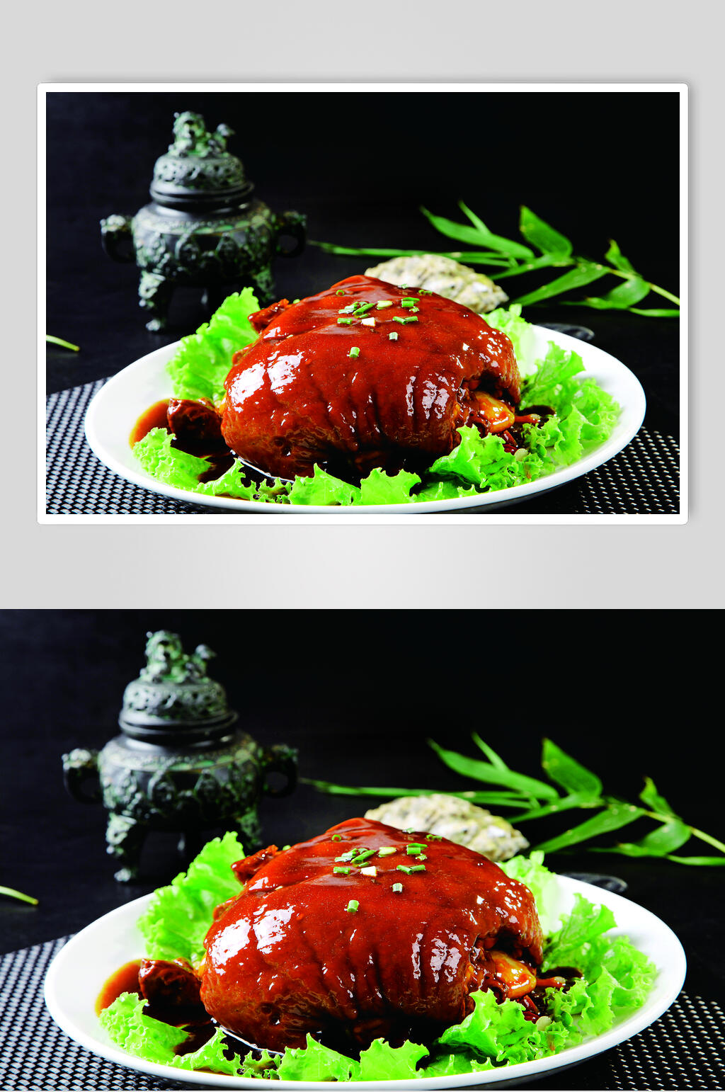 豫府扒小肘美食图片素材