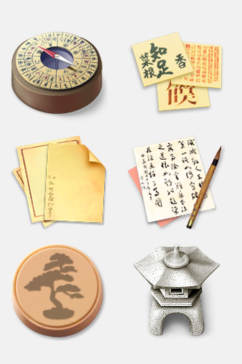 古代物品日式免抠元素
