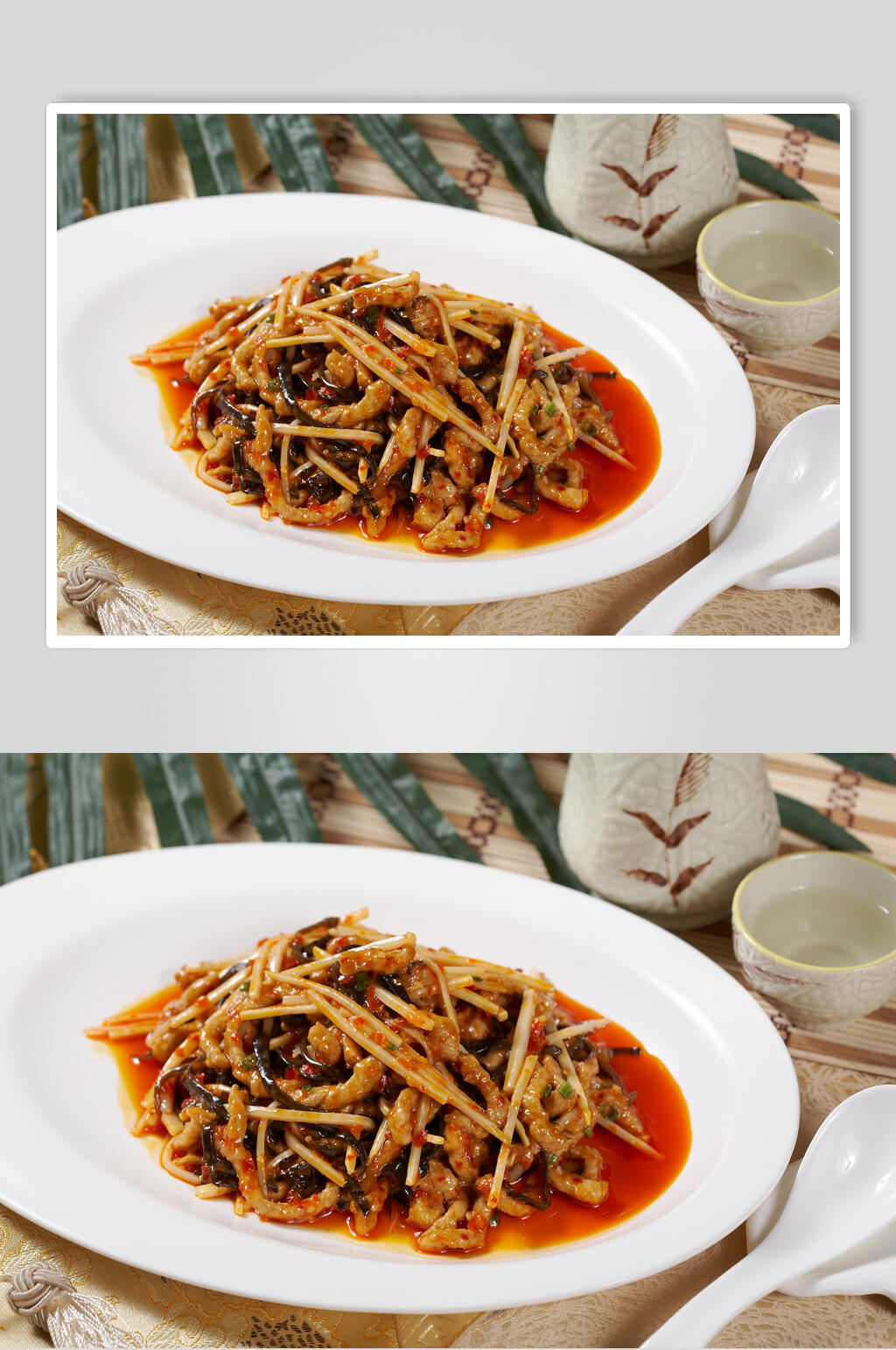 香浓美味鱼香肉丝食物图片素材