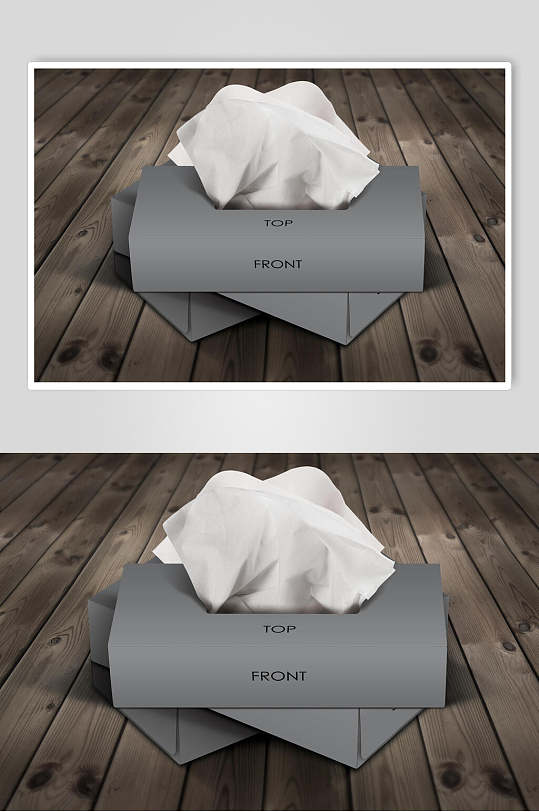 纸巾盒样机