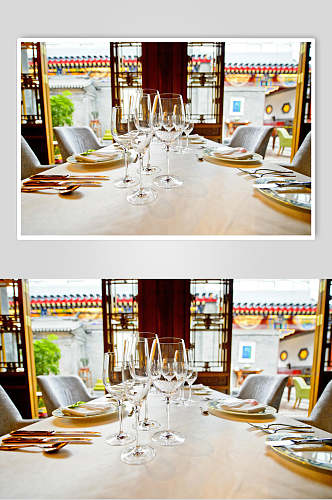 北京古城老院酒店餐桌图片