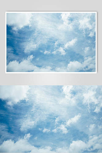 蓝天白云户外风景图片