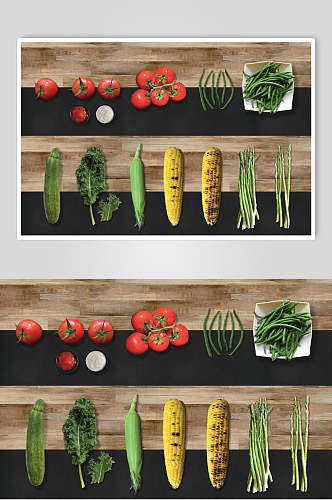 有机蔬菜食品包装餐具场景样机效果图