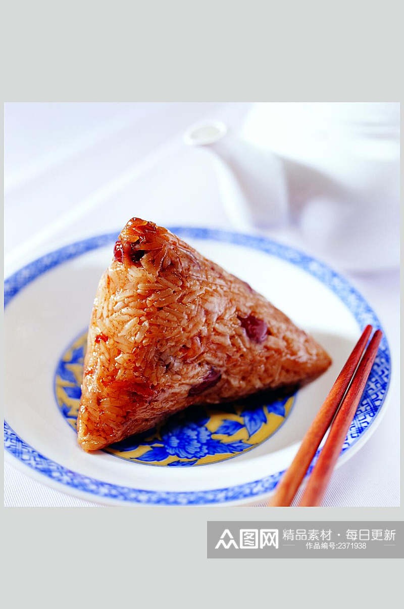 中华美食粽子美食图片素材