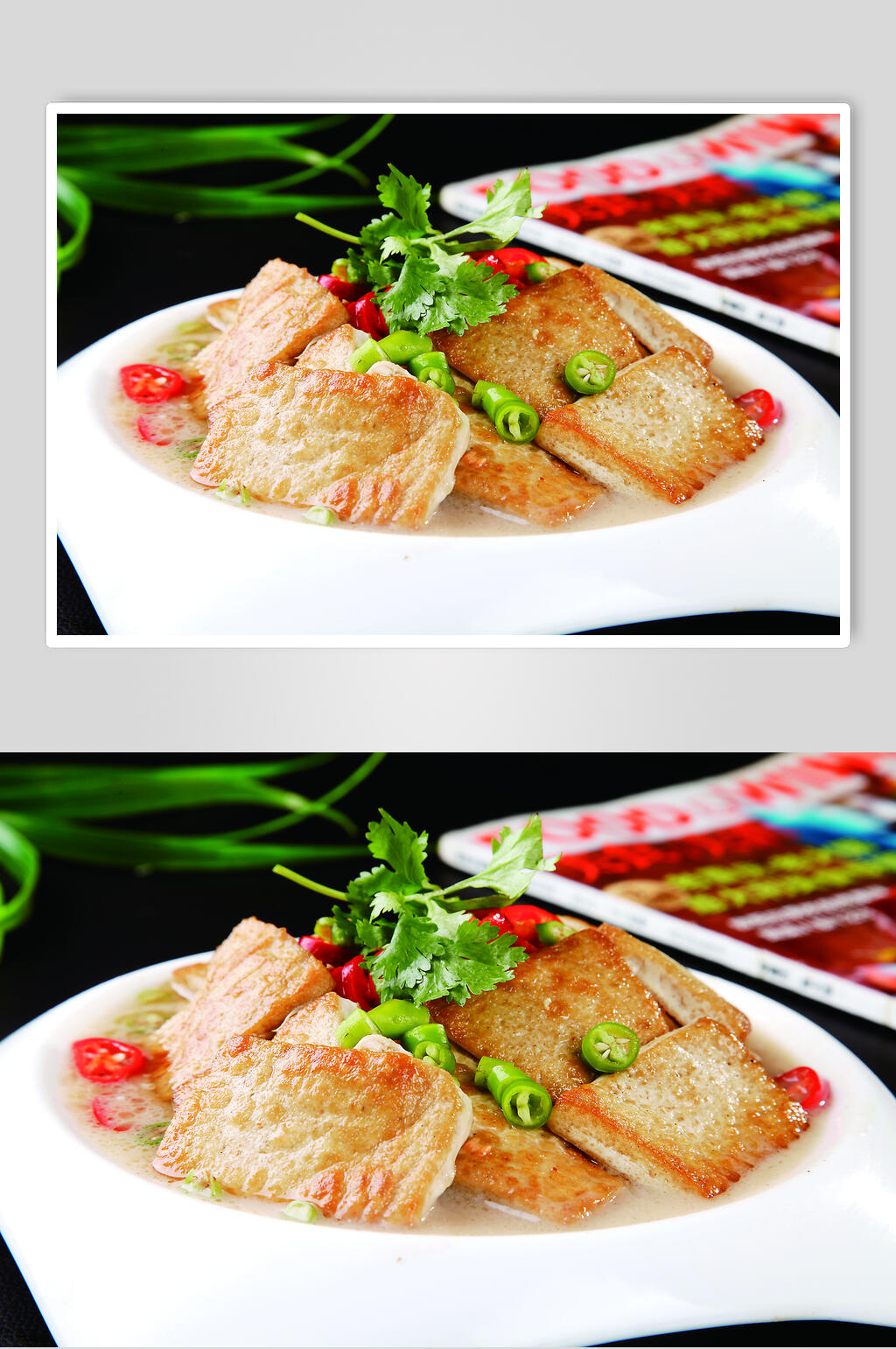 乡里煎豆腐图片素材