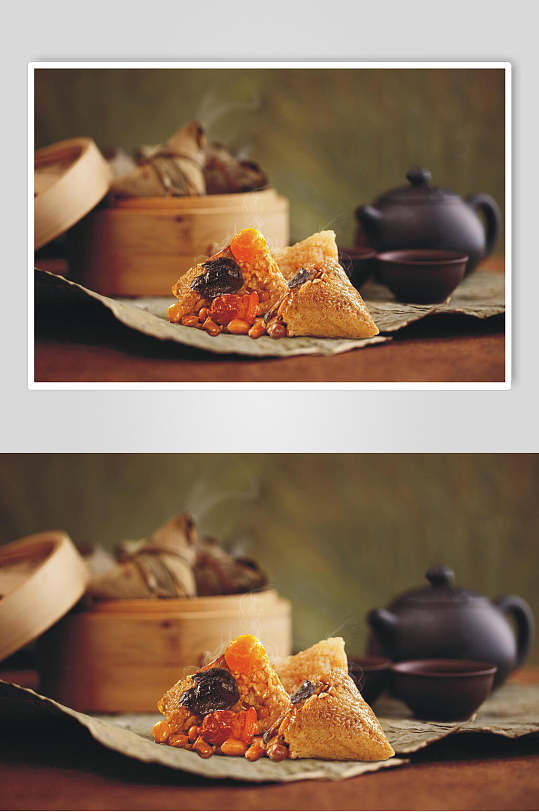 新鲜美味粽子美食图片