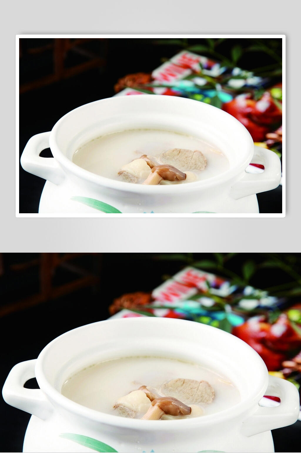 珍菌炖羊肉美食图片素材