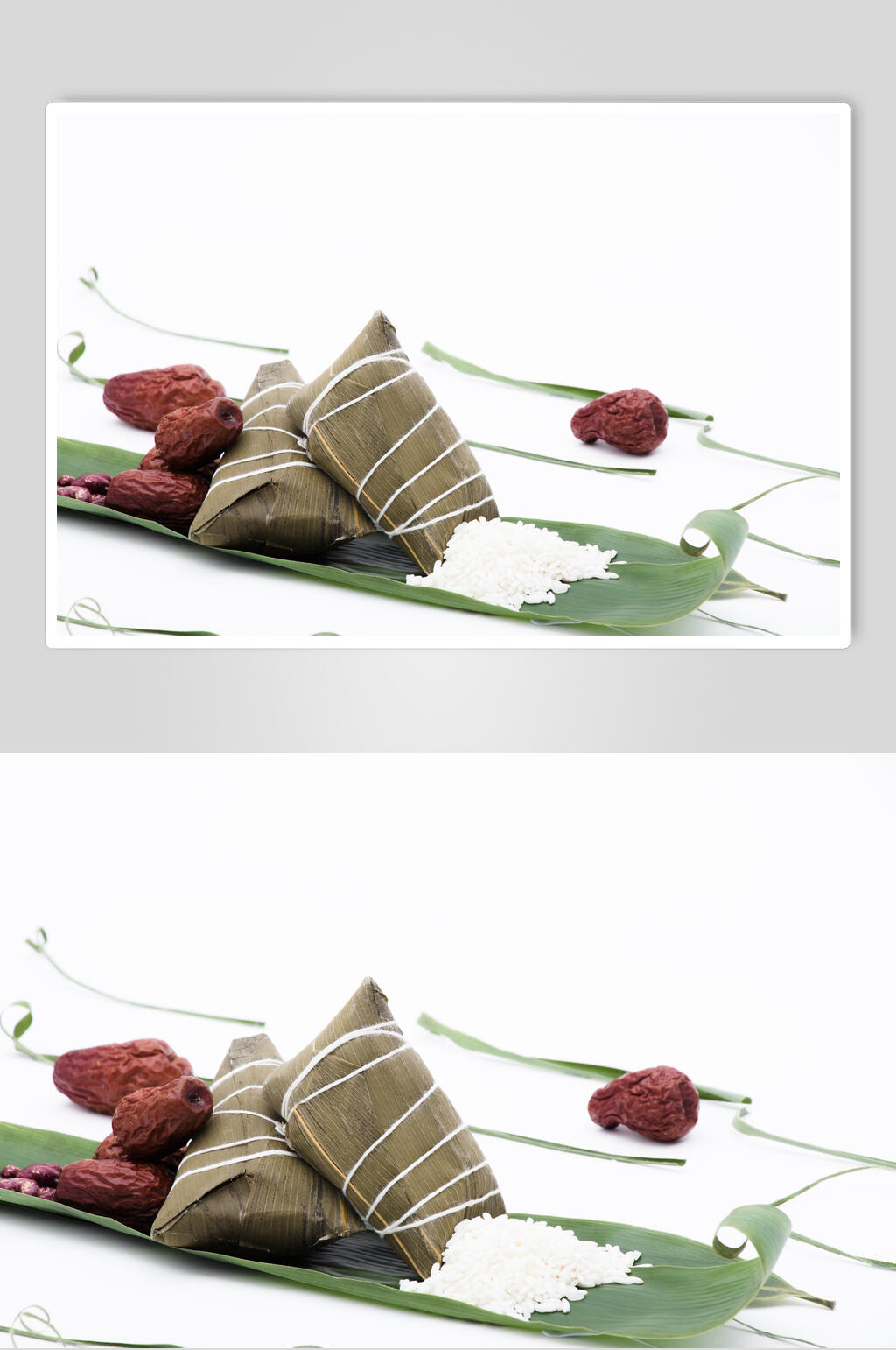 蜜枣粽子美食图片素材