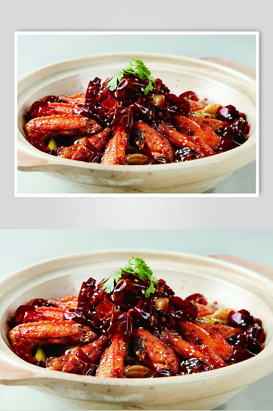 招牌香辣鸡翅图片