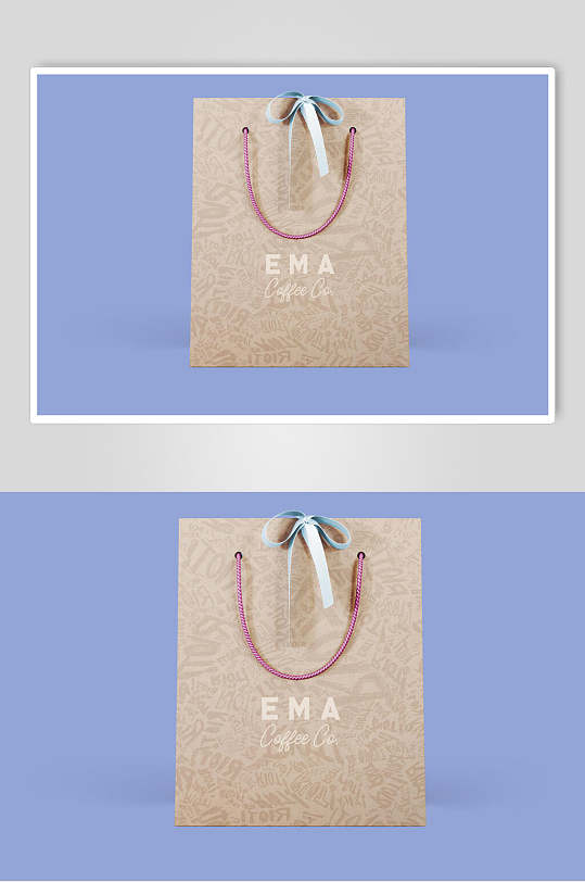 礼品袋样机牛皮纸图片-礼品袋样机牛皮纸素材下载-众图网
