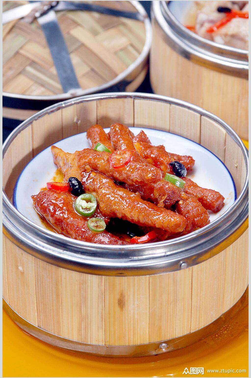 紫金蒸凤爪食品高清图片素材