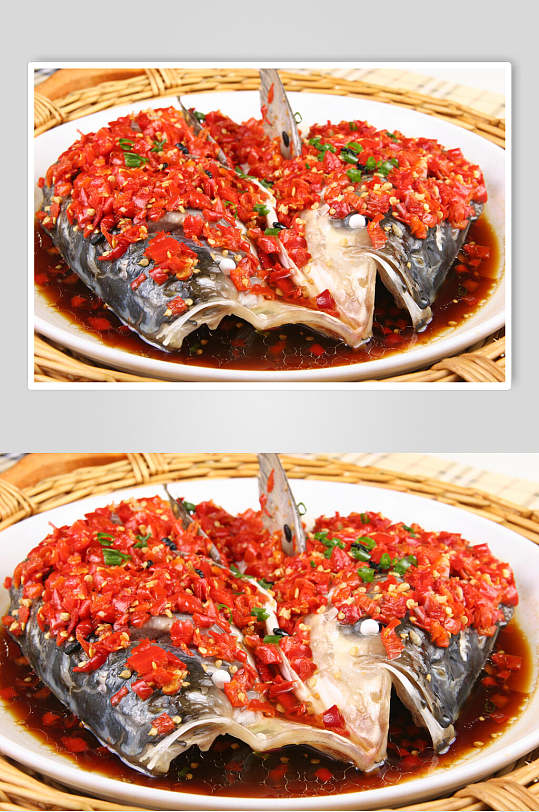 美味剁椒鱼头餐饮美食图片