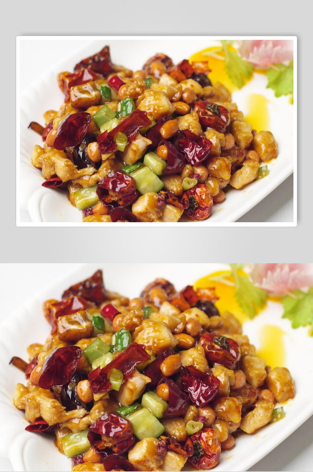 香辣宫保鸡丁美食图片素材