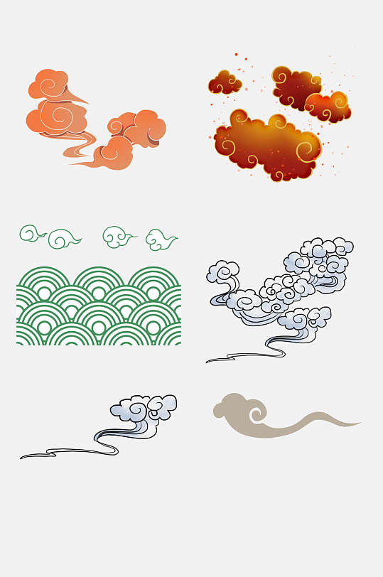 国潮元素浪图片-国潮元素浪素材下载-众图网