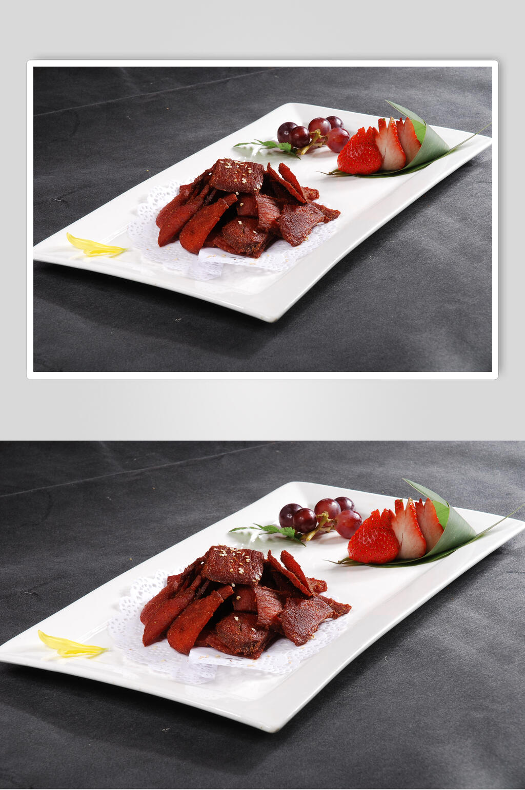 孜然牛肉干食品高清图片素材