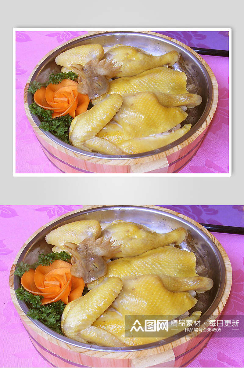 湛江木桶鸡食物图片素材
