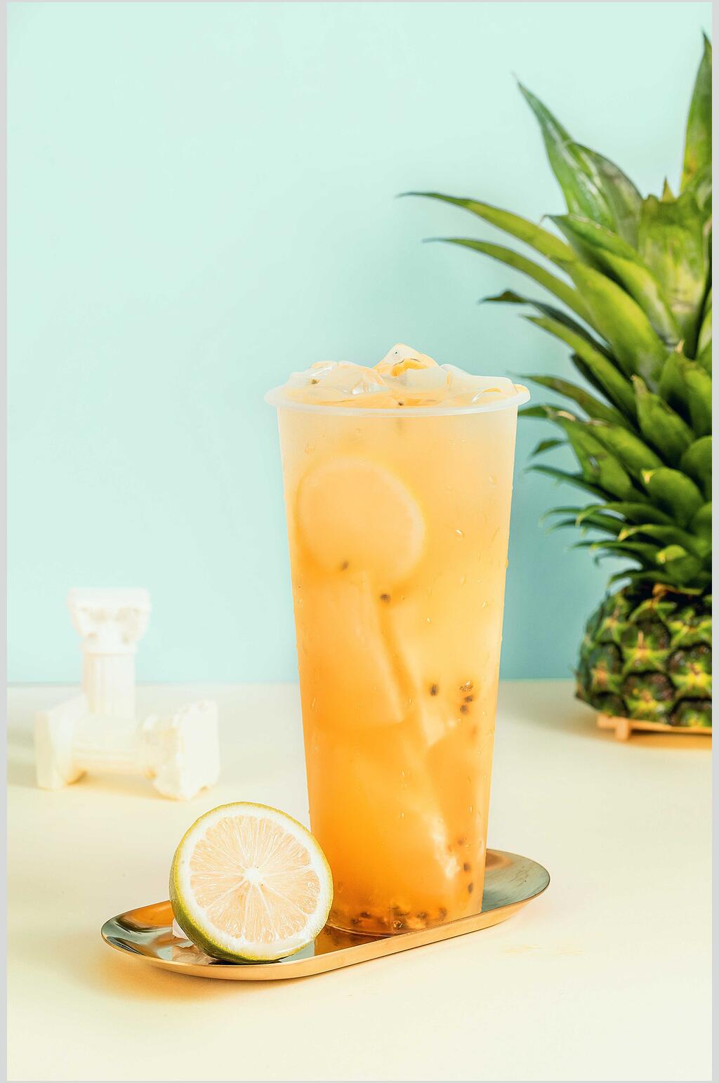 鲜香美味水果茶奶茶高清图片素材