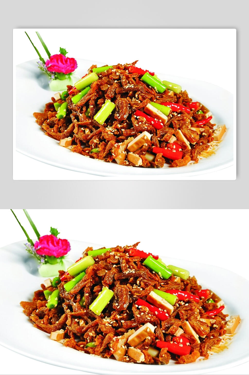 孜然拆骨羊肉美食图片素材