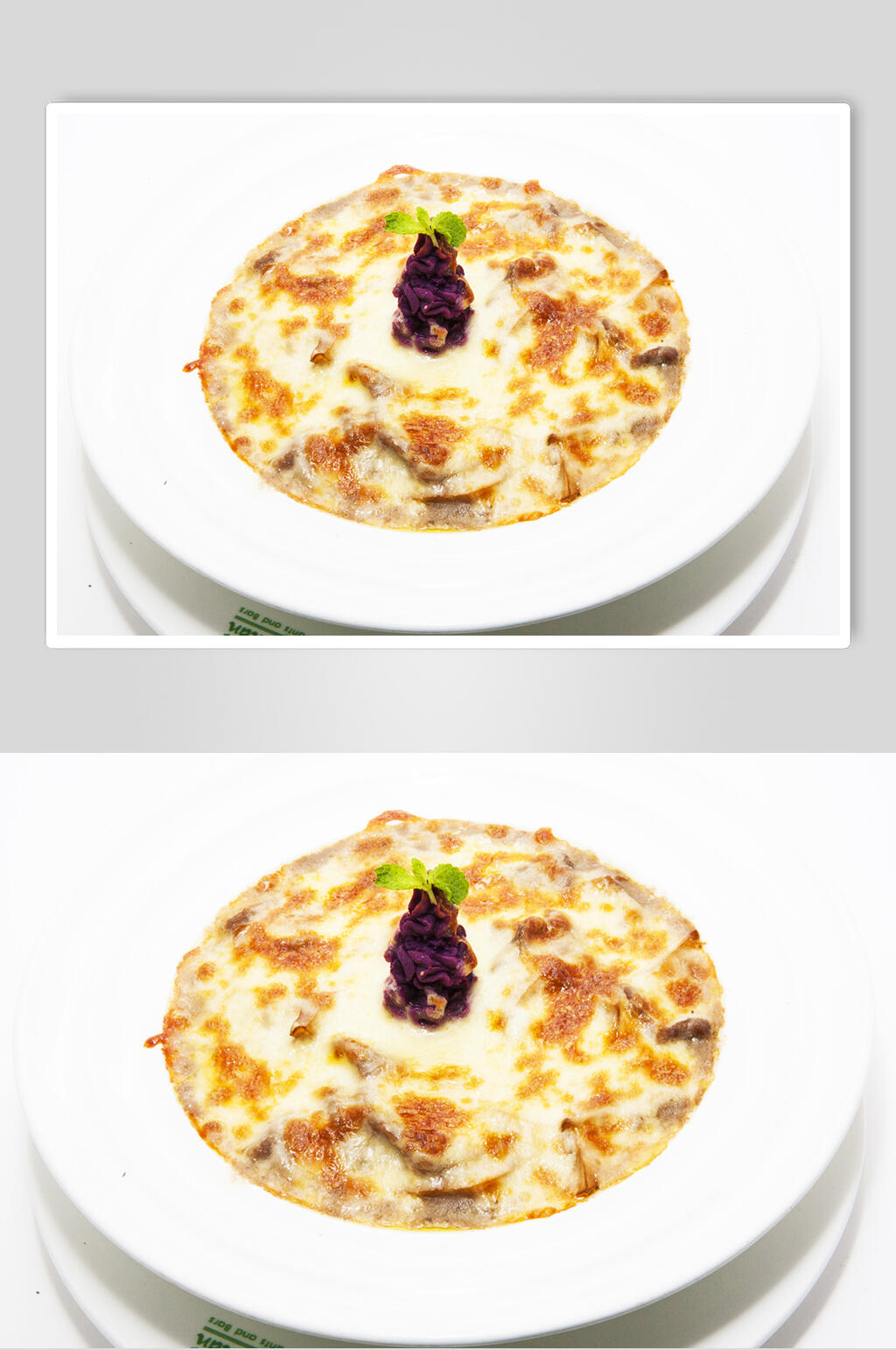 原味芝士海鲜焗饭食品图片素材