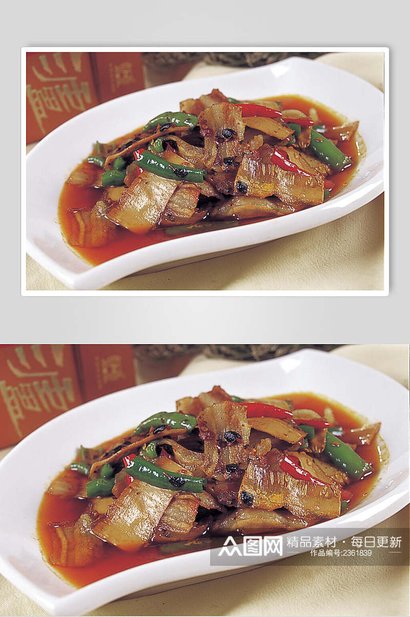 竹笋小炒肉食品图片素材