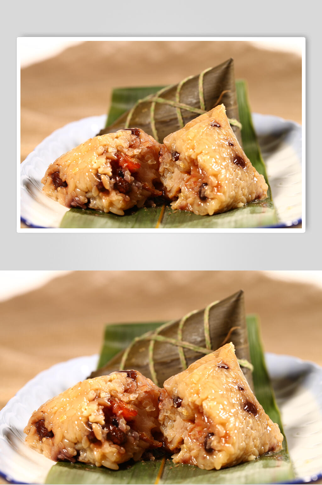 红豆粽子食品图片素材