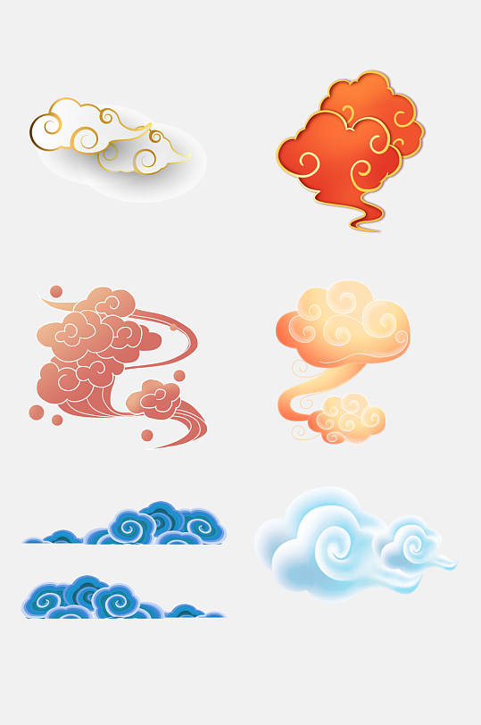 中国风祥云免抠图片-中国风祥云免抠素材下载-众图网