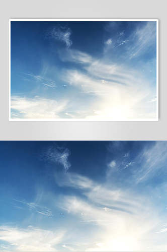 蓝天白云户外风景高清图片