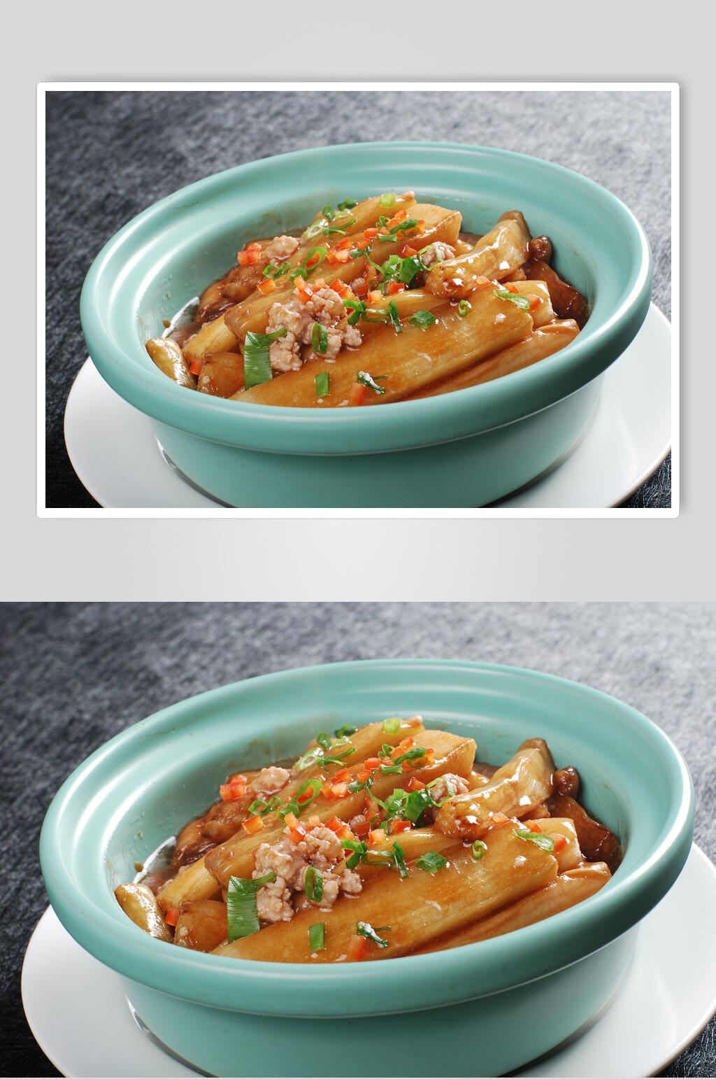 鱼香茄子煲食物图片素材