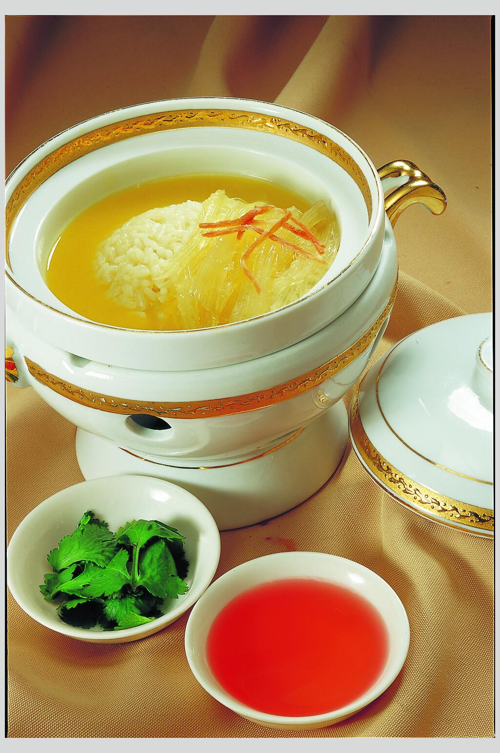 招牌鱼翅捞饭食品高清图片素材
