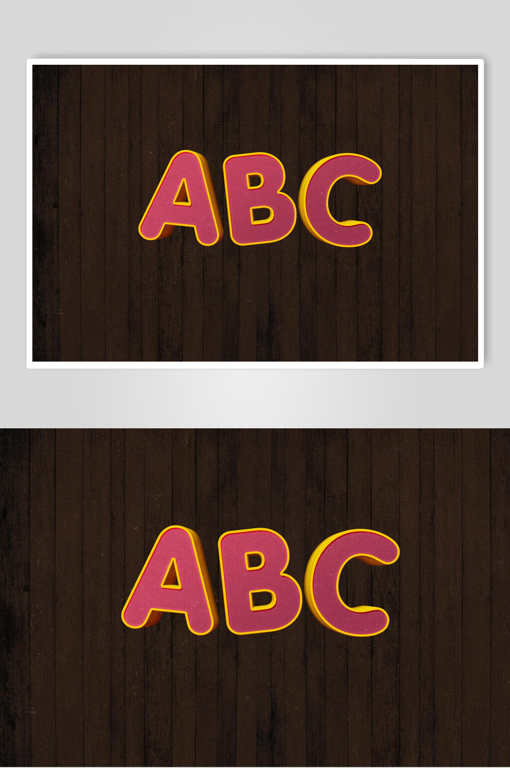 ABC字母国外游戏电影字体素材