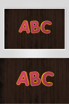 ABC字母国外游戏电影字体