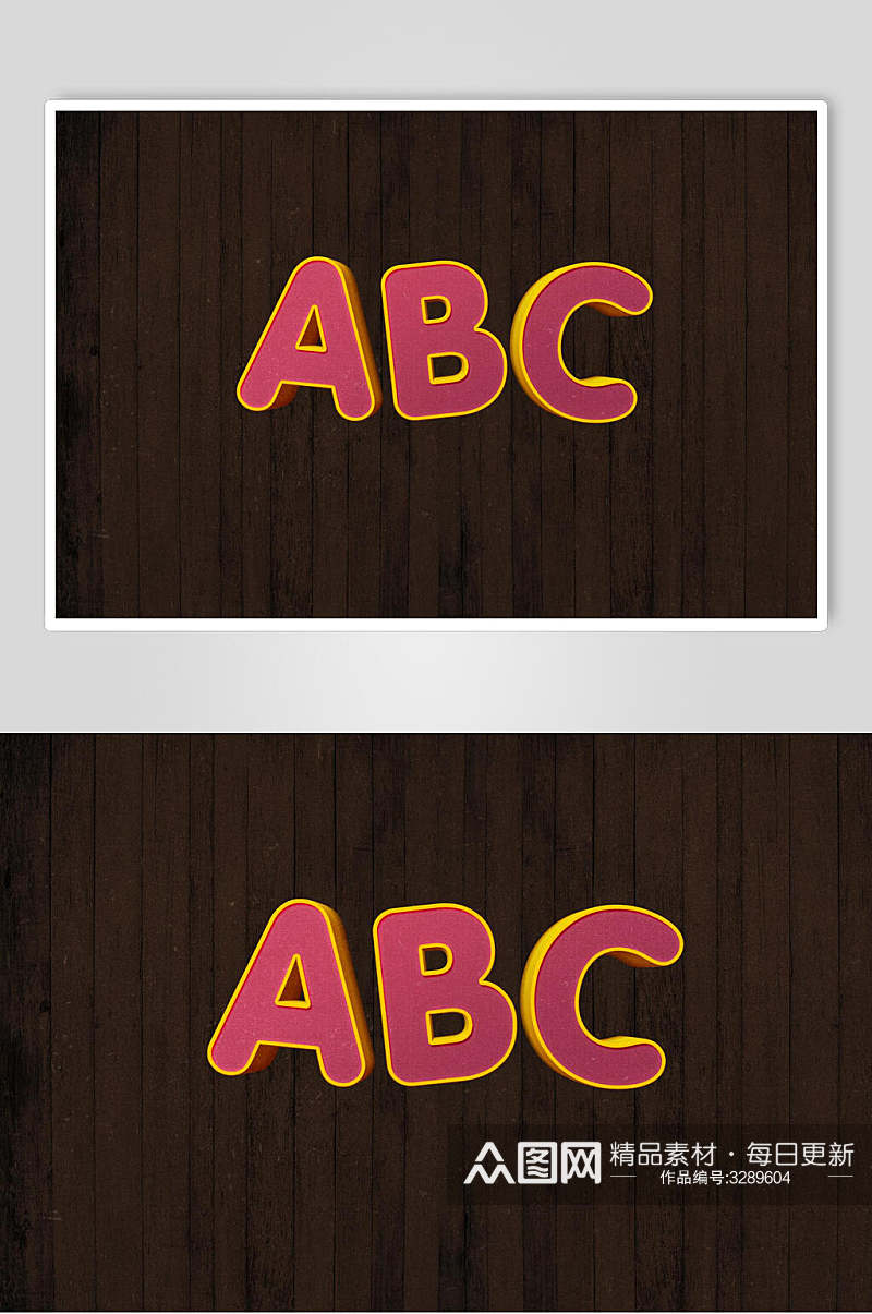 ABC字母国外游戏电影字体素材