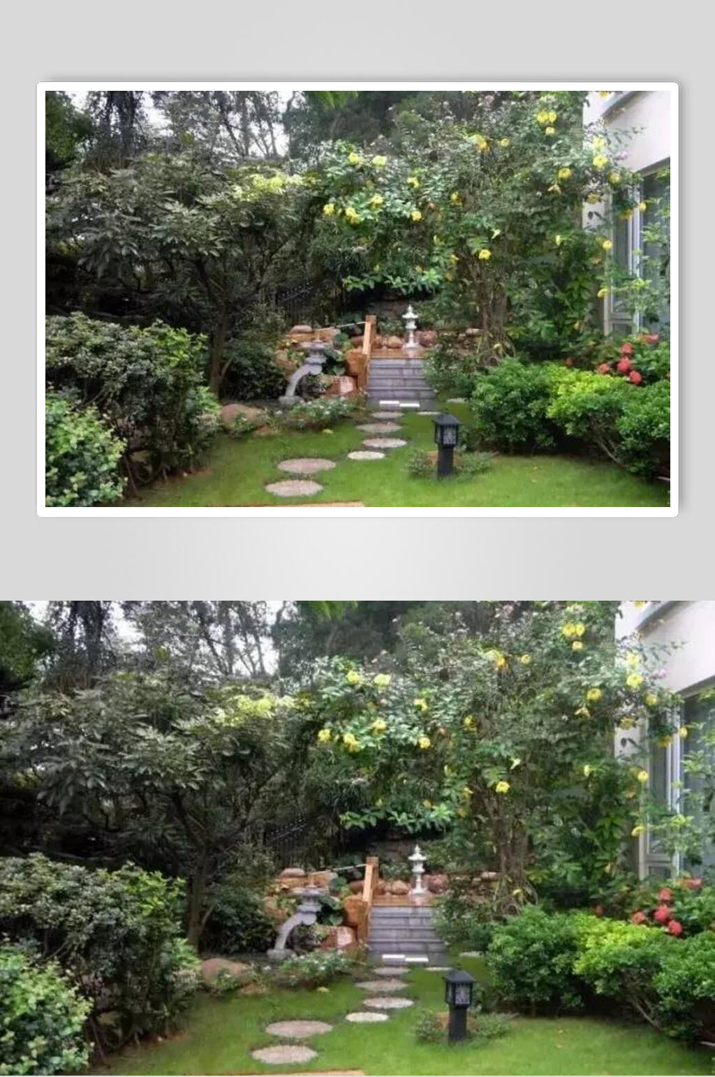 乡村民宿花园小路高清图片素材