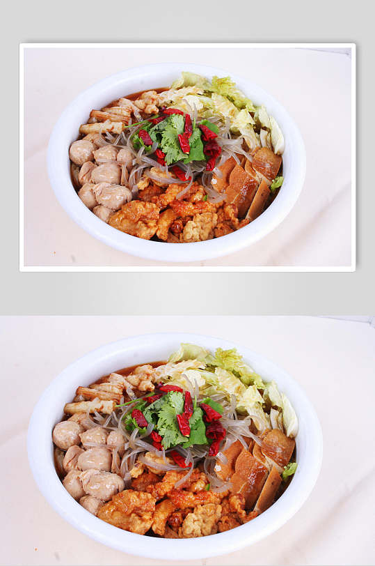 乡村大锅菜食品图片