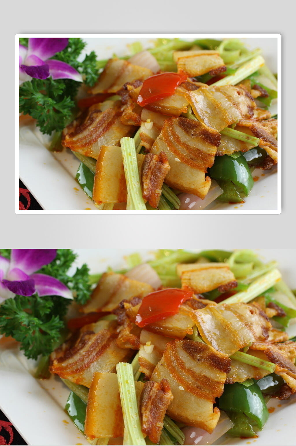 新鲜美味回锅肉摄影图片素材