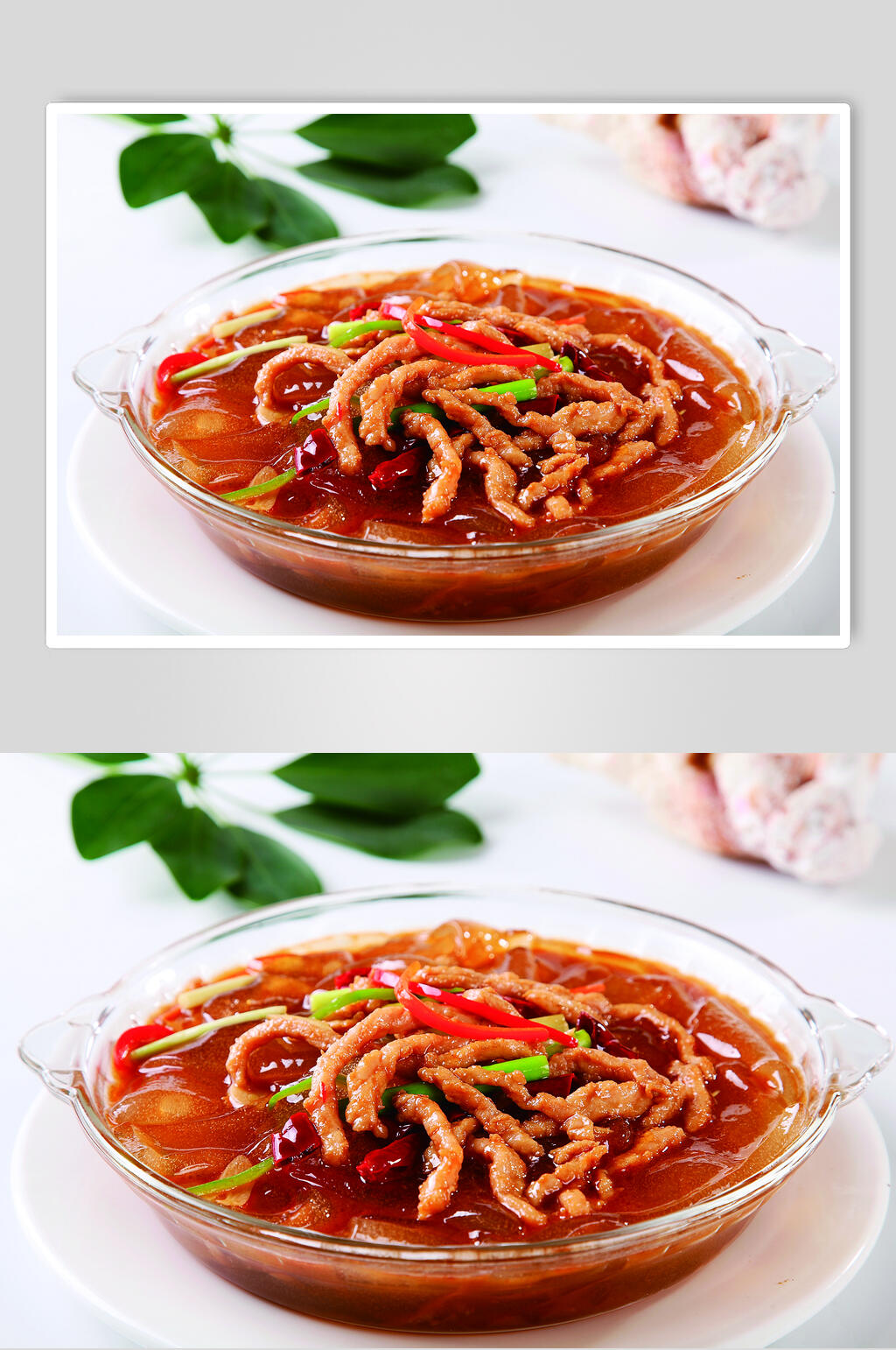 美味肉丝拉皮图片素材