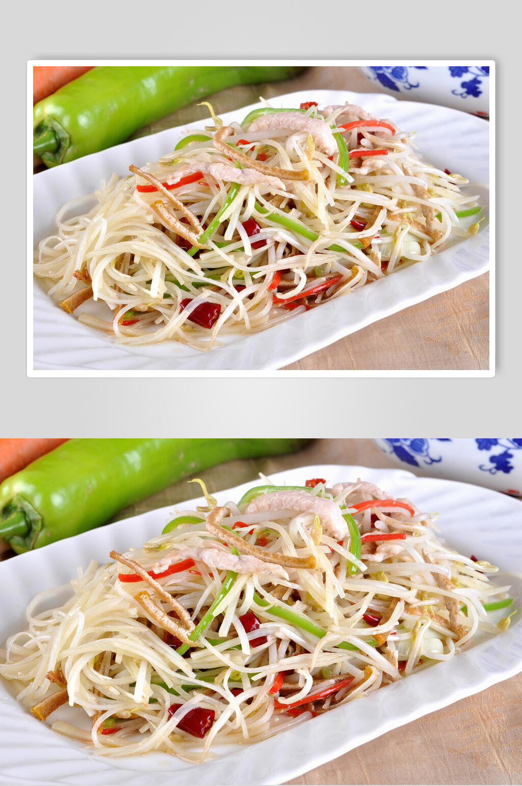 美味酸辣土豆丝食品图片素材
