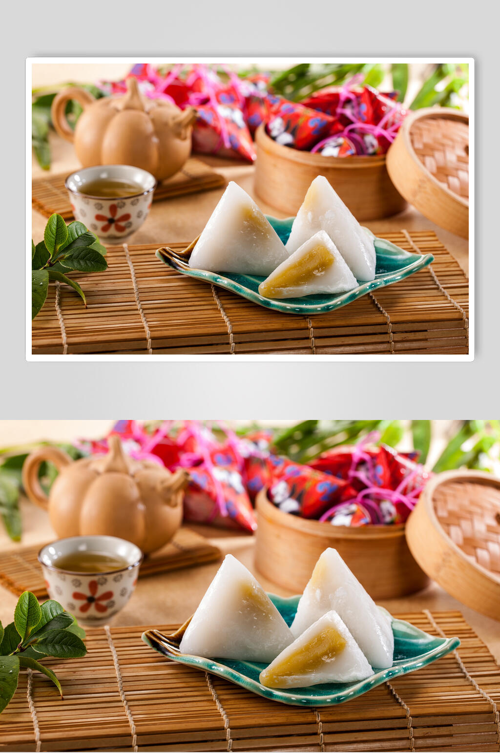 小吃粽子食品图片素材