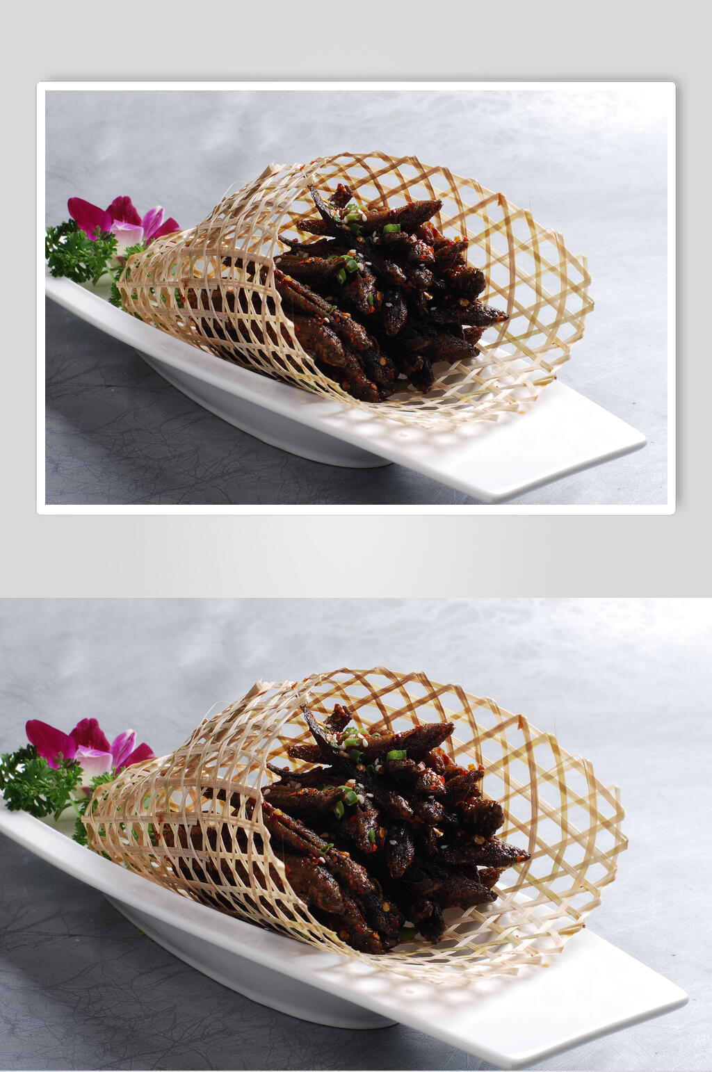 竹笼泥鳅餐饮高清图片素材