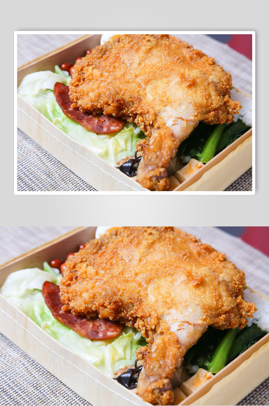 健康美味炸鸡腿鸡翅鸡块食物高清图片素材