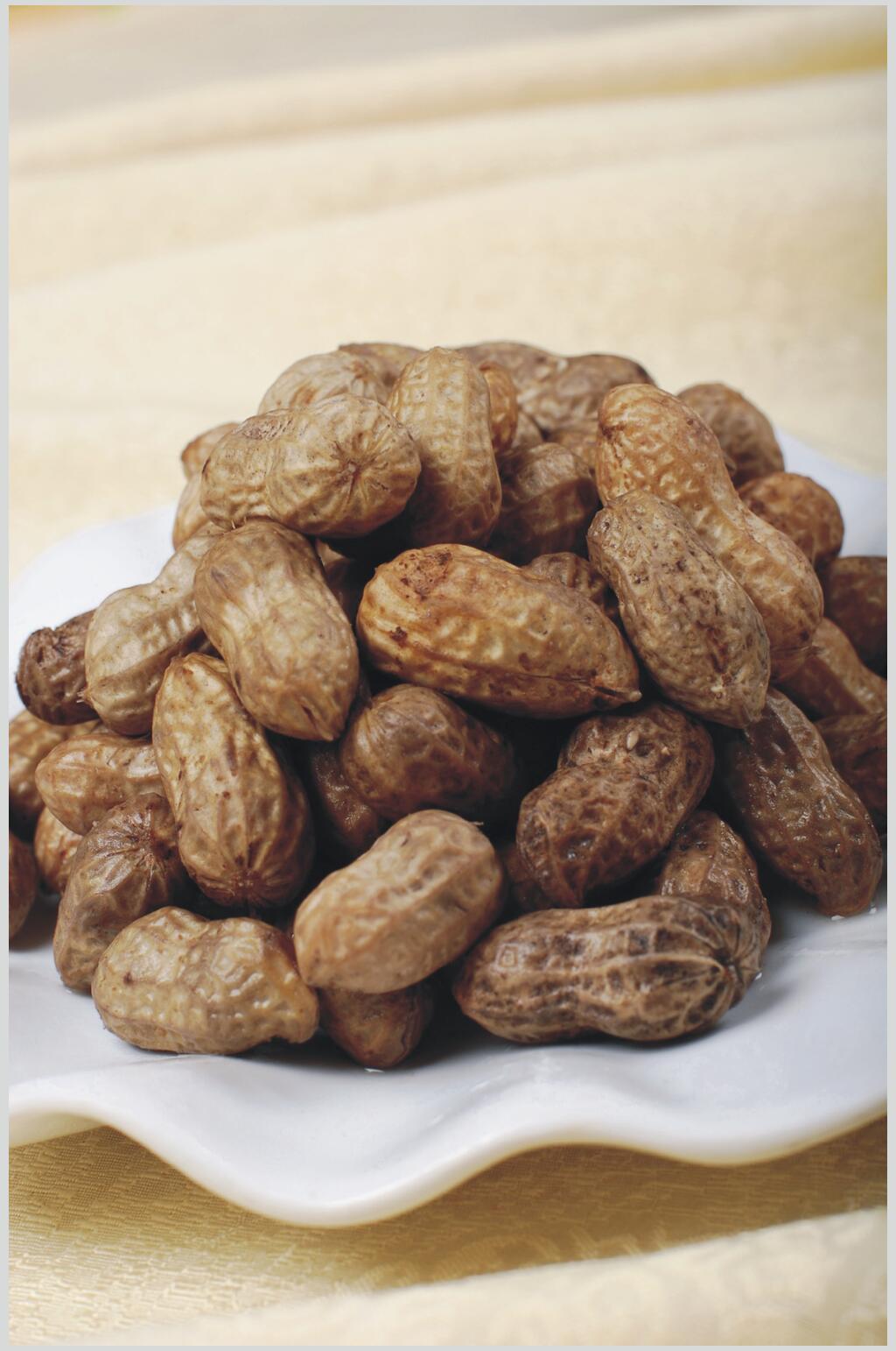 水煮花生美食淮扬菜摄影图片素材