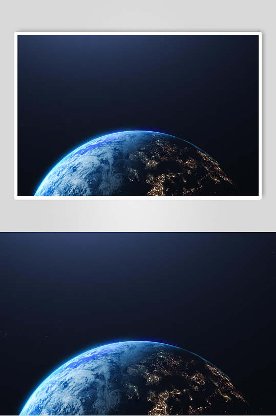 蓝色星球地球图片