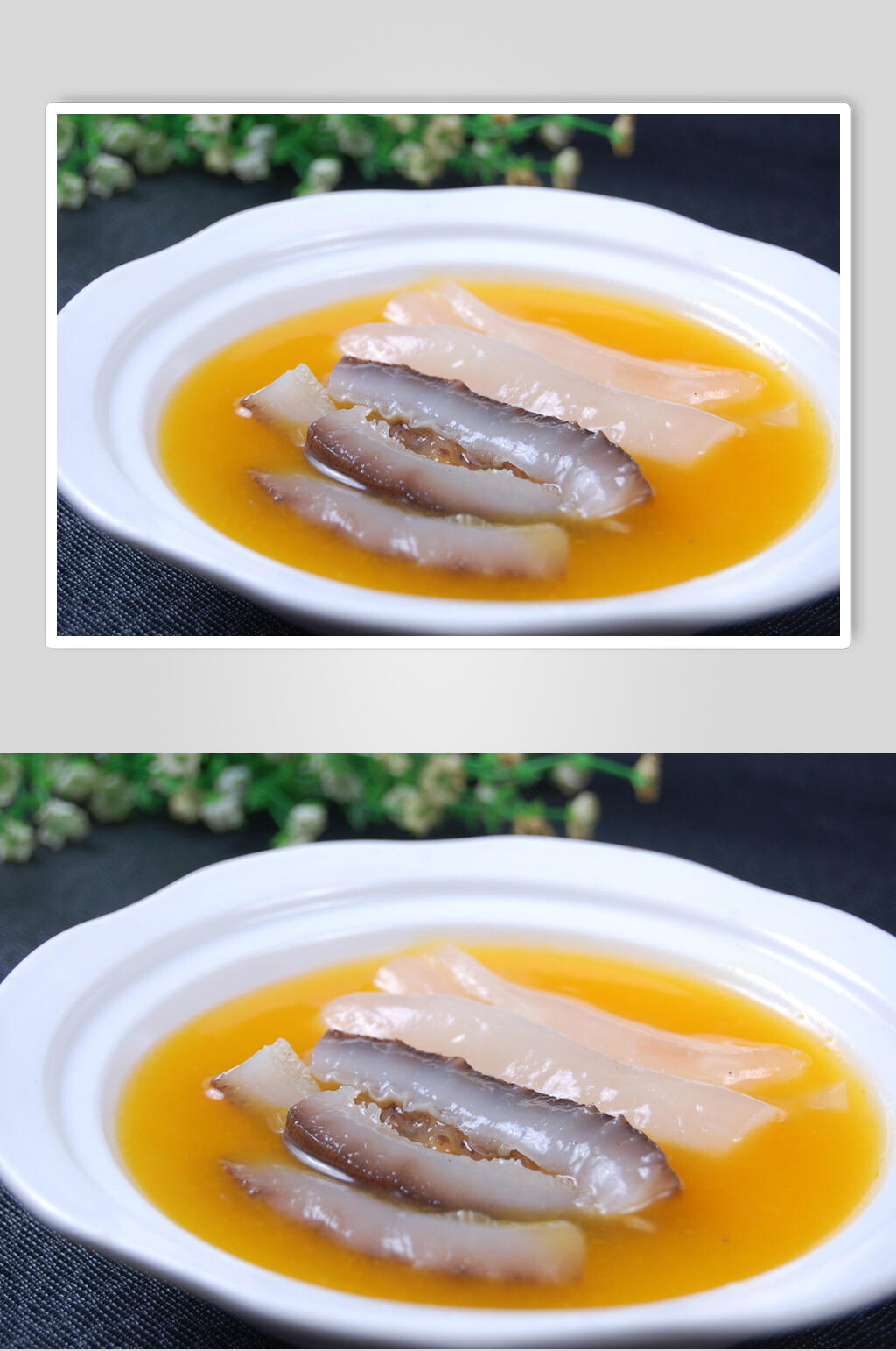 美味海参美食淮扬菜摄影高清图片素材