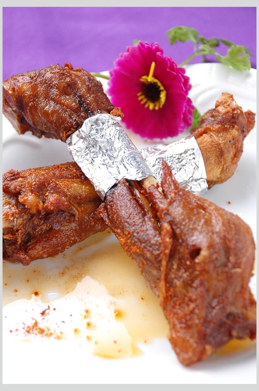 鲜香排骨美食淮扬菜摄影食物图片素材